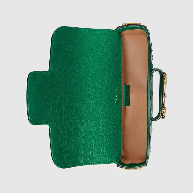 658574.EY0DG.3160.013.060.0000.Light Gucci Horsebit 1955 ostrich mini bag